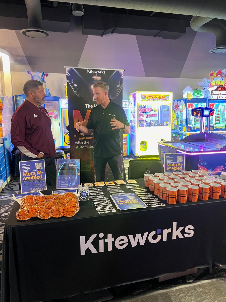 Kiteworks's tweet image. Kiteworks had the honor of sponsoring March Madness last week in Salt Lake City! 🏀 The team enjoyed making connections, bowling, and axe throwing. Thank you, @Compunetbiz, for hosting this fantastic event!

#MarchMadness #KiteworksChannelFirst #ChannelPartners #Partnership