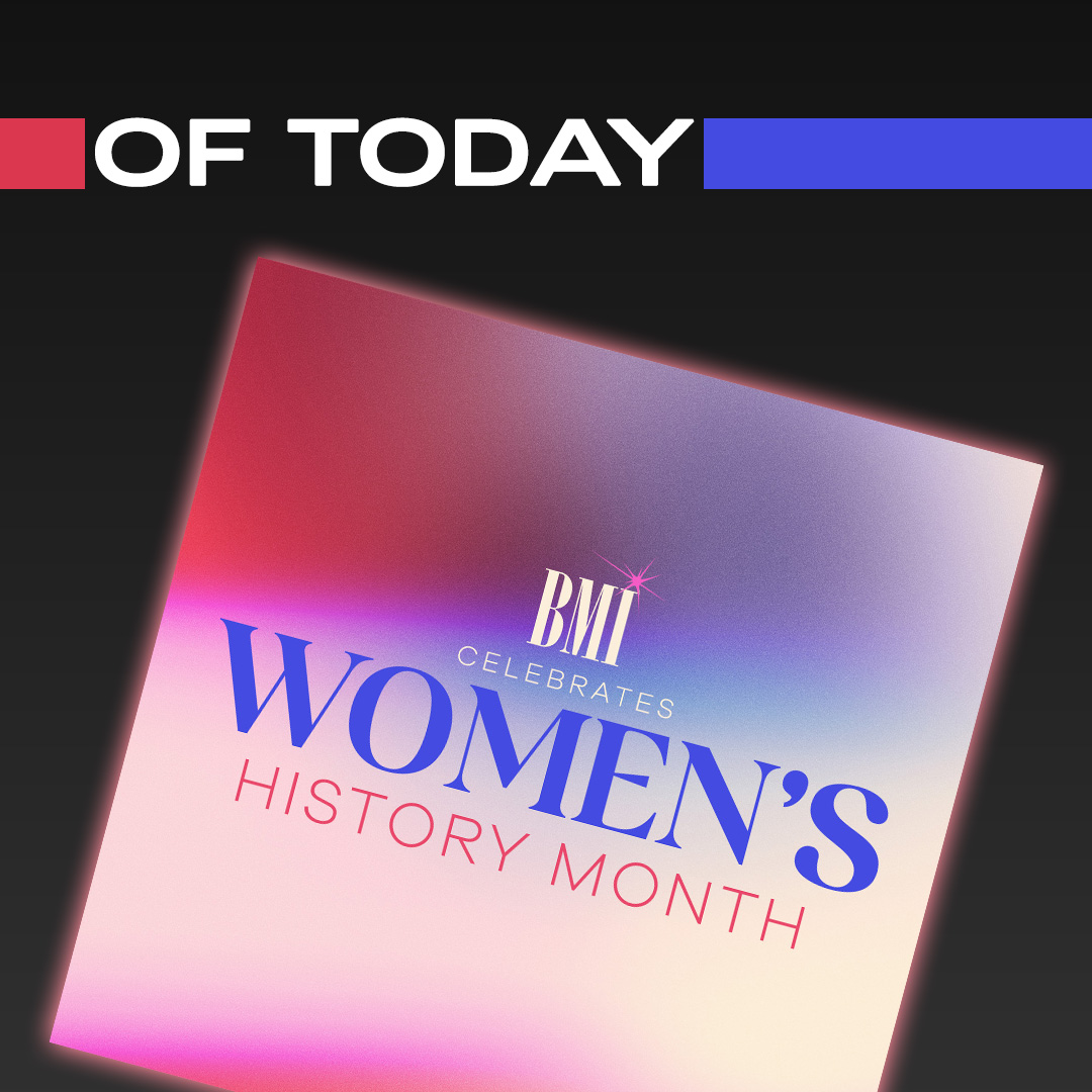 Happy #WomensHistoryMonth! This year's playlist features our dynamic women #BMIFamily who have significantly influenced the music scene recently through noteworthy contributions to music and/or impactful activism. spoti.fi/42X8k91