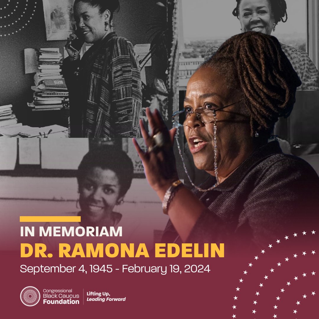 We mourn the loss of former #CBCF Executive Director, Dr. Ramona Edelin, who dedicated her life to activism & advocating for education. Dr. Edelin's passion, wisdom, & tireless efforts have left an indelible mark on CBCF & the communities we serve. 🔗 : bit.ly/3PJqTYO