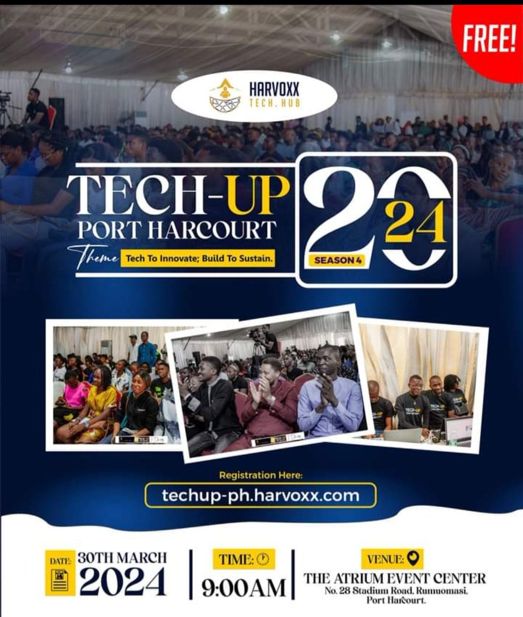 PORTHARCOURT_'s tweet image. Plan To Attend #Techup @PORTHARCOURT_