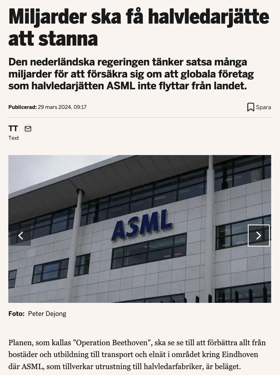 GStrand45's tweet image. ASML, Ericsson och "EU Chips Act".....