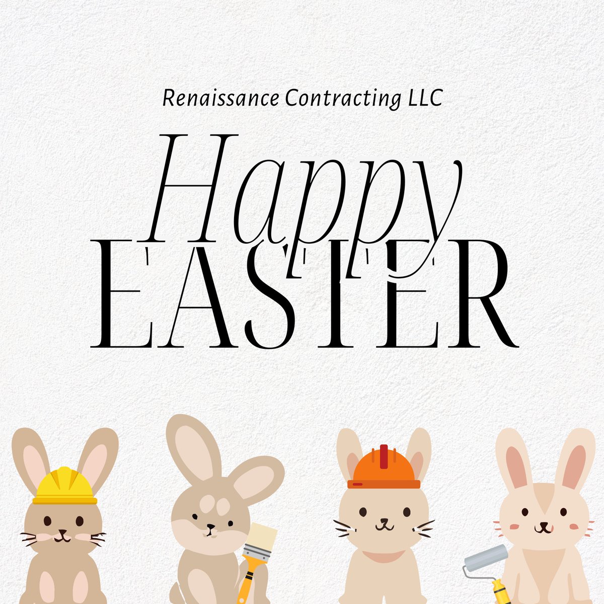 Easter blessings from our team to yours! Wishing you a joy-filled holiday surrounded by the warmth of family, friends, and the promise of new beginnings. Happy Easter from Renaissance Contracting!” 📷📷#BuildingCommunity #EasterCelebration