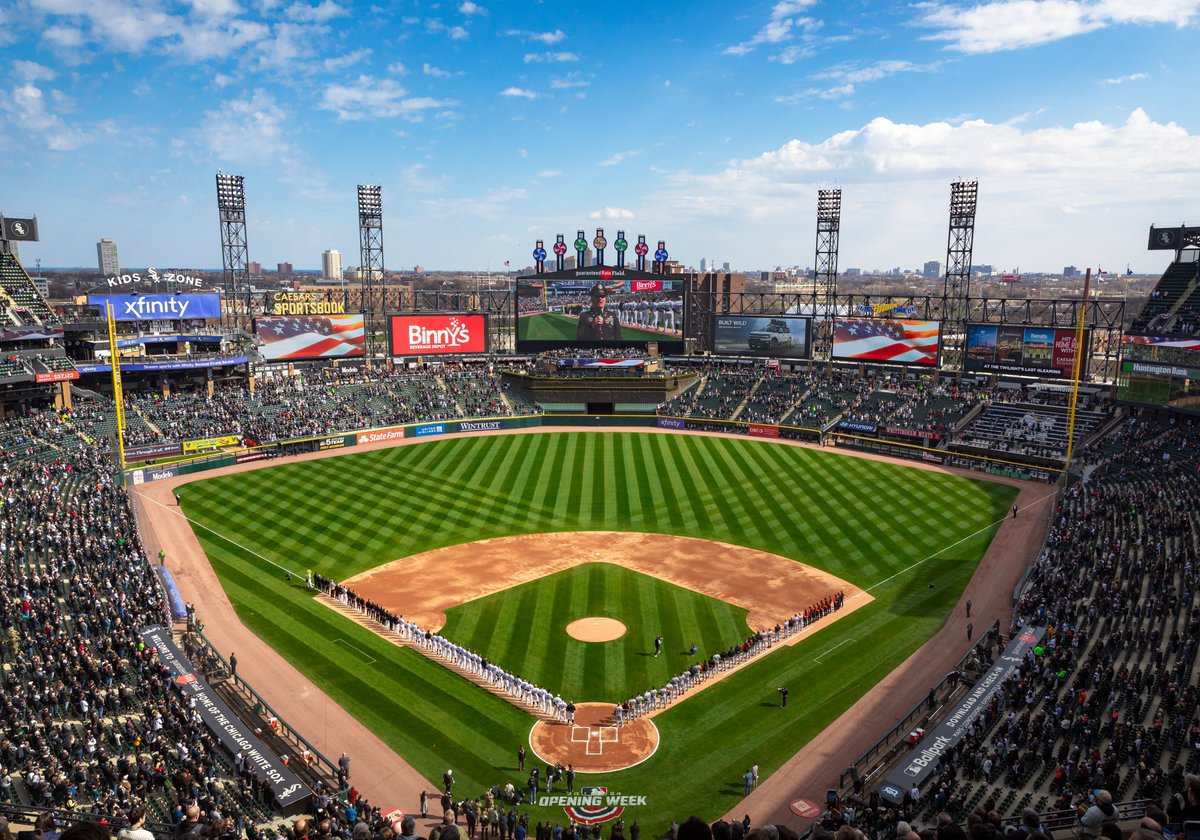 “Welcome Back, Baseball” A few images from Thursday’s Opening Day matchup between the Chicago White Sox and Detroit Tigers at Guaranteed Rate Field. 📸: March 28th, 2024