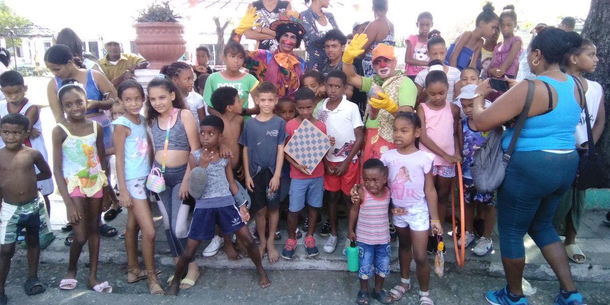 Multiples actividades para los niños en saludo al 4 de Abril, Los niños son la esperanza del mundo. #SiempreSantiago #SantiagoDeCuba