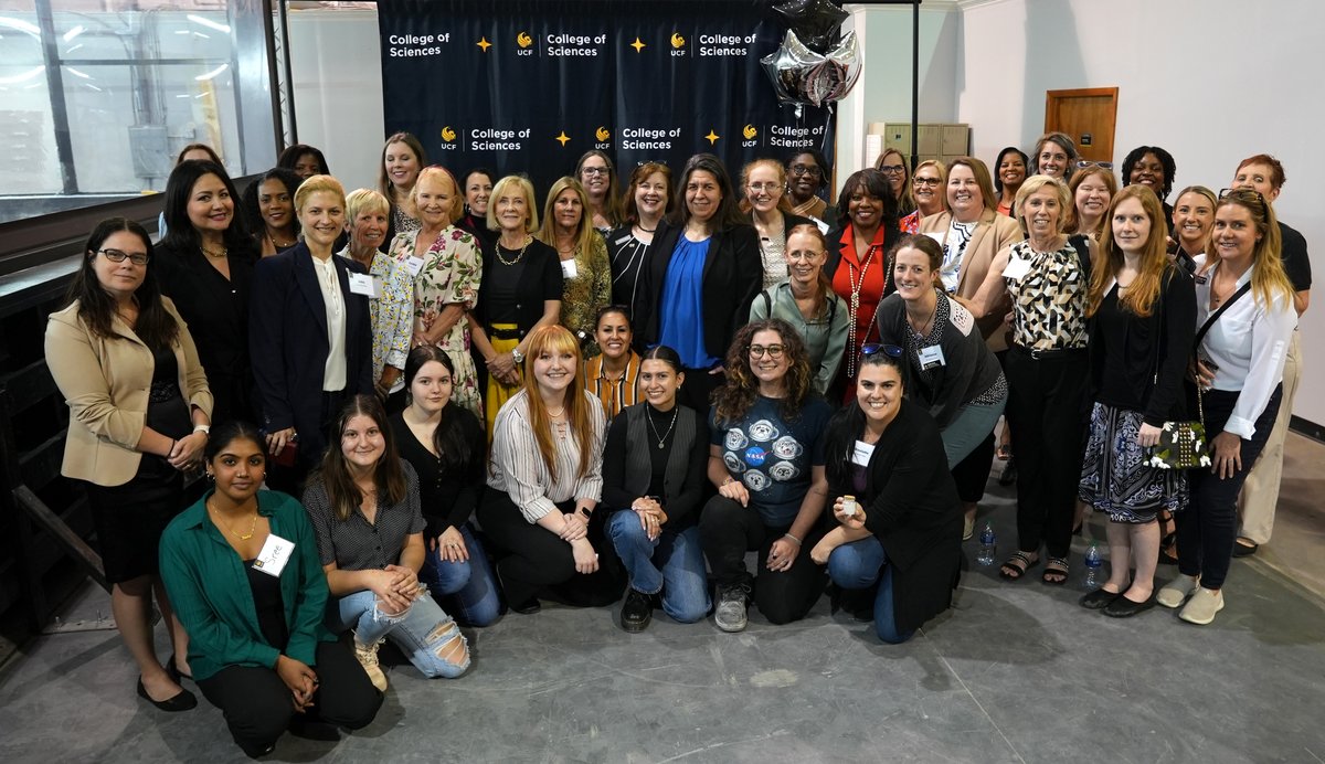 A glimpse at the College of Sciences 'Women Supporting Science' event held at the Exolith Lab! #UCF #CollegeofSciences