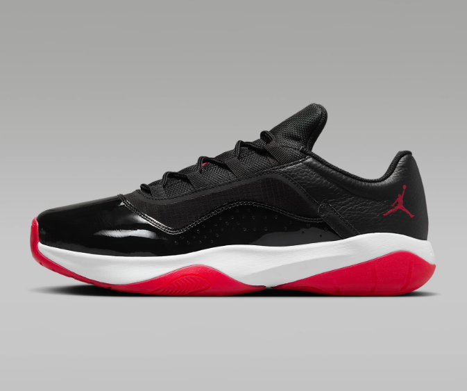 Ad: Air Jordan 11 CMFT Low 'Black/White/Varsity Red' couple of sizes on sale for $78.38 + FREE shipping, use code SPRING => bit.ly/3tQ83aw