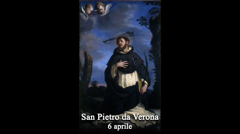 Oggi si celebra: San Pietro da Verona santodelgiorno.it 
#santodelgiorno #chiesacattolica #sanpietrodaverona #sanpietro #pietrorosini