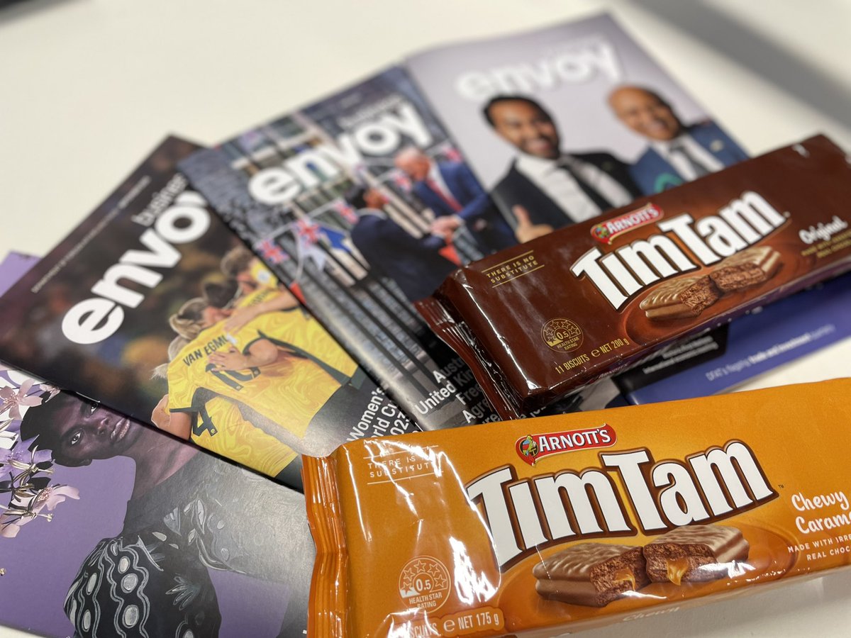 Brits 🇬🇧 will be enjoying more Aussie 🇦🇺 chocolate this #Easter with Original, Dark and Chewy Caramel Arnott’s Tim Tams having entered the UK market thanks to our free trade agreement with the UK.  🍫🐇

Read more about the #AUKFTA ➡️ dfat.gov.au/trade/agreemen…

#FreeTrade #TimTams