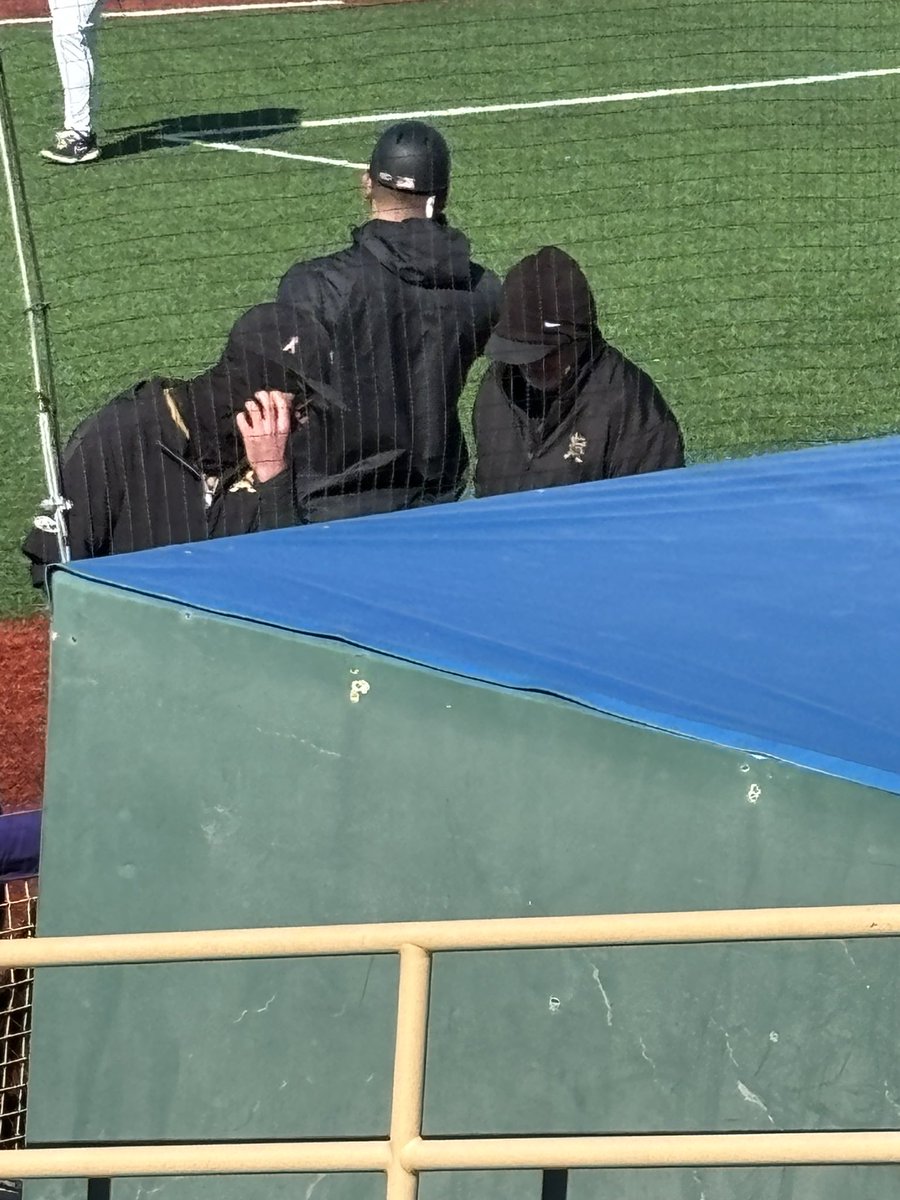 Coach Matt giving his defense some instruction.