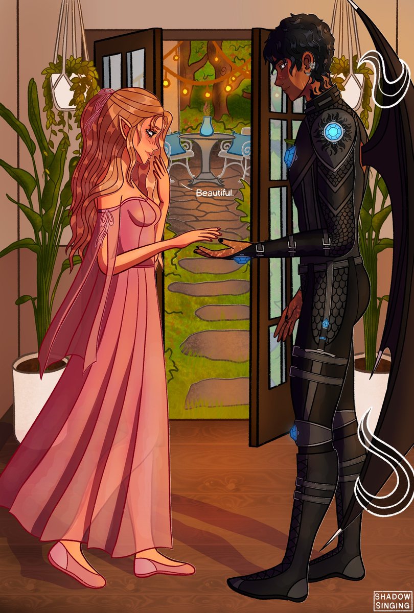 Zaw está nerviosa lvs Elain, Lyra & Eunbin 💜🍉 tweet media