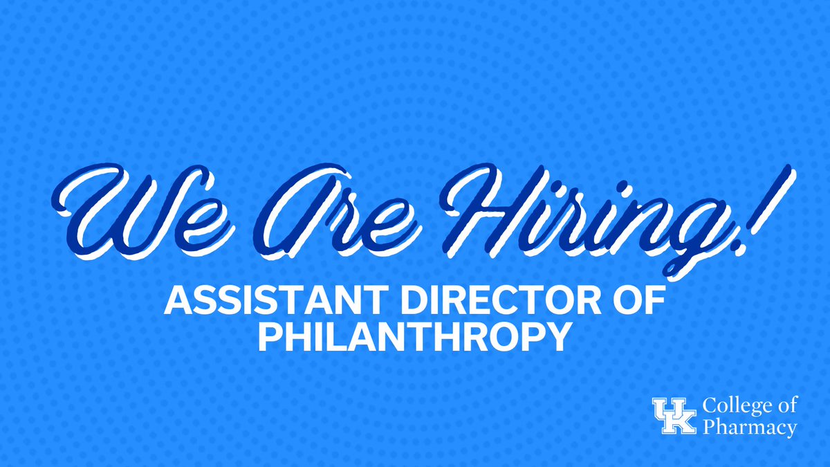 ✨WE'RE HIRING✨ The Asst. Director #Philanthropy role will engage and cultivate relationships through active prospecting and personalized stewardship, making significant contributions to our #fundraising efforts and donor relationships. Apply by 3/31: bit.ly/3PjWzUu