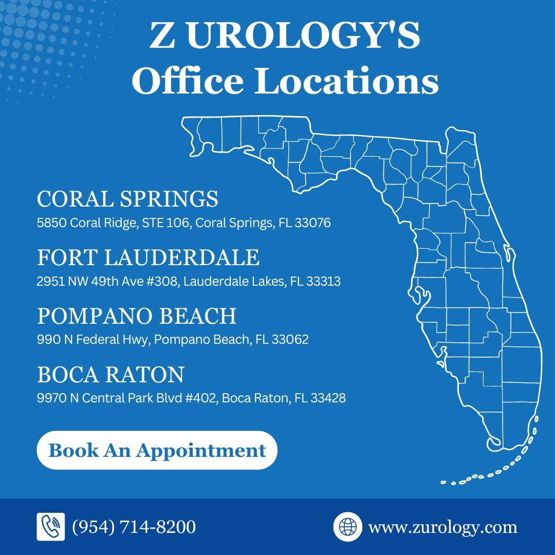 🌴 Discover Z Urology's Convenient Locations Throughout Florida 🌴

Experience exceptional urological care at Z Urology; call today to schedule an appointment!

Phone: +1 (954) 714-8200
Website: zurology.com

#ZUrology #UrologyCare #SouthFlorida #UrologyServices