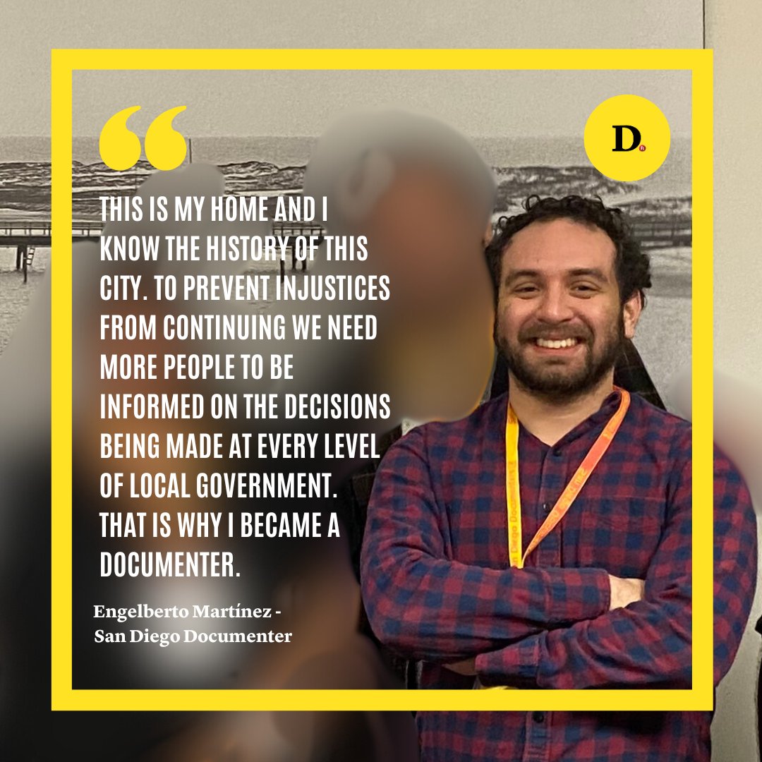 We asked a recently trained Documenter why keeping their community informed matters to them. @Engmac18 responded with the simple truth: you can’t hold those in power accountable if you don’t know what’s going on. Take after Engelberto and become a Documenter today!