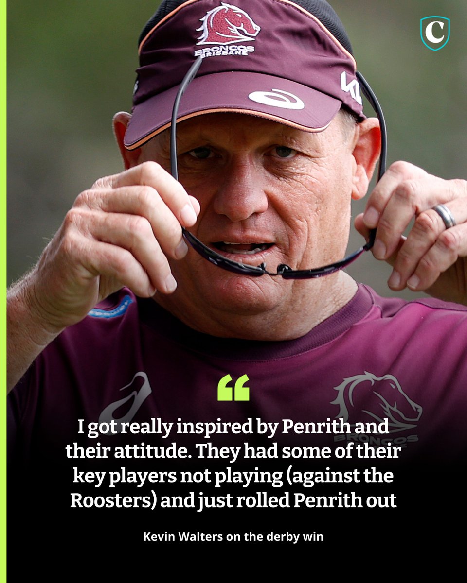 No Walsh, no Haas, no Piakura. Broncos coach Kevin Walters found inspiration from an unlikely source to help inspire his side to a memorable derby win. Details: bit.ly/49aq5TC
