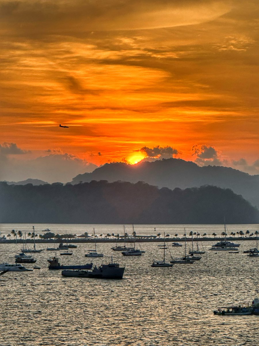 #Sunset over #Panama