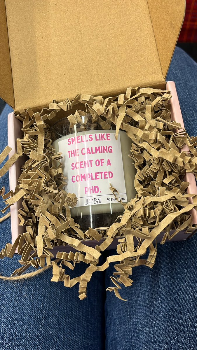 RuthChapman1407's tweet image. An excellent gift for a PhD student within months of completing. Looking forward to lighting this…