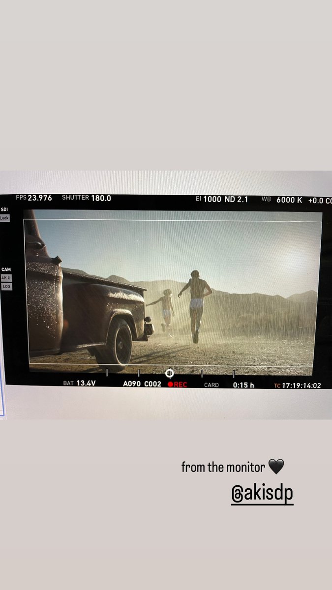 📸 “Cuando filmamos esta escena todos quedamos atónitos ante la belleza que mi @/akisdp (ig) pudo capturar. Mi visión, sus ojos” - @aitchalberto via ig stories #AriandDanteMovie