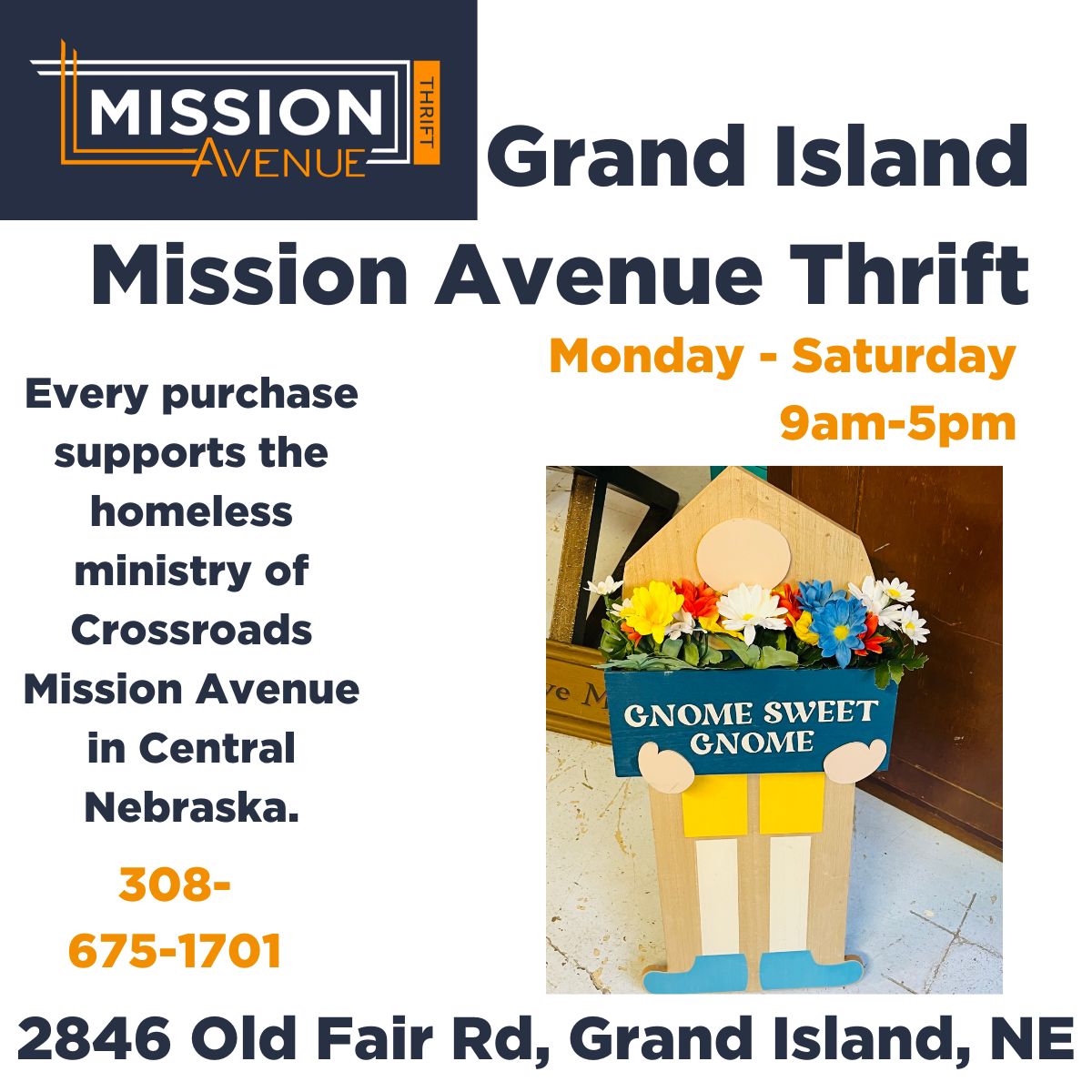 Come in TODAY and see what's NEW at Grand Island Mission Avenue Thrift! crossroadsmission.com/thrift-stores/ #MissionAvenueThrift #GrandIslandNebraska #Thriftstore #Shoptoday