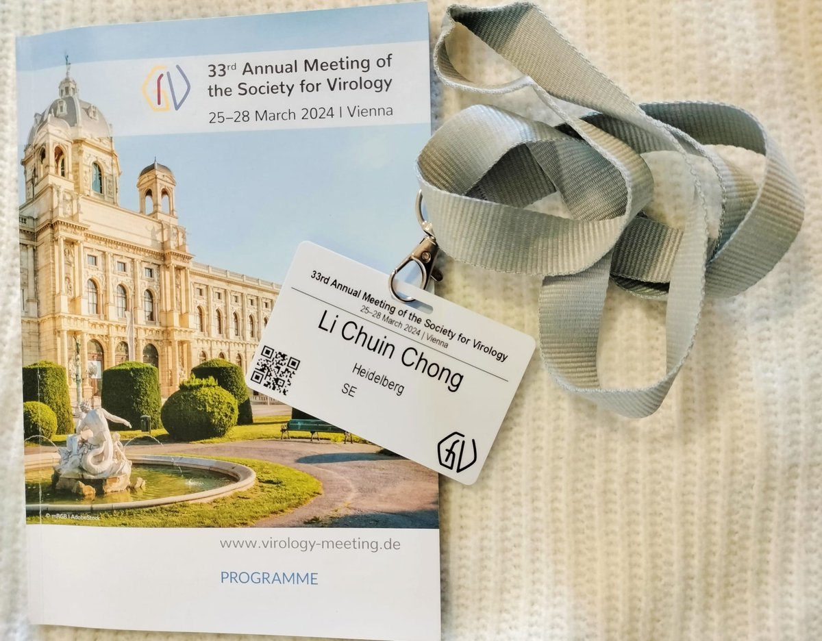 lichuin_chong's tweet photo. Delighted to have participated in the 33rd Annual Meeting of the Society for Virology #GfV2024 in Vienna, Austria. Attending as a computational virologist amidst a congregation of virologists was an interesting experience.

Gratitude extends to #COVIPA for the financial support. https://t.co/iuSovM3BJb