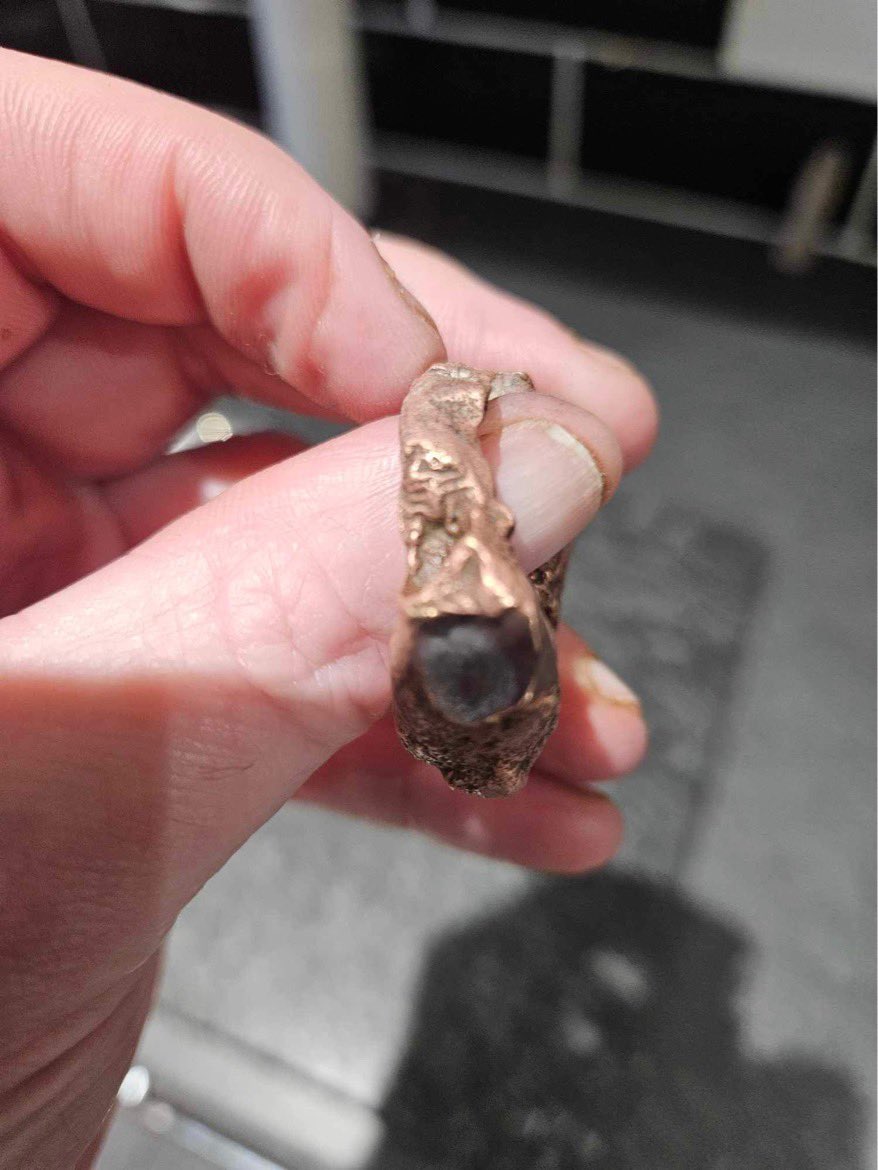BleepingFamily's tweet photo. Metal detecting fraternity, my friend found this - it’s a ring with a design of a serpent , really can’t age it! Any clues? https://t.co/N1aMJTkbog