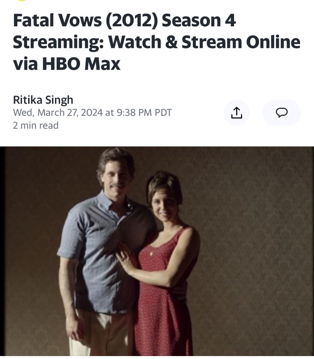 Fatal Vows is now streaming on HBO Max! <a href="/drbrianrussell/">Dr. Brian Russell</a> and I analyze some very interesting cases in season 4. Check them out! #FatalVows