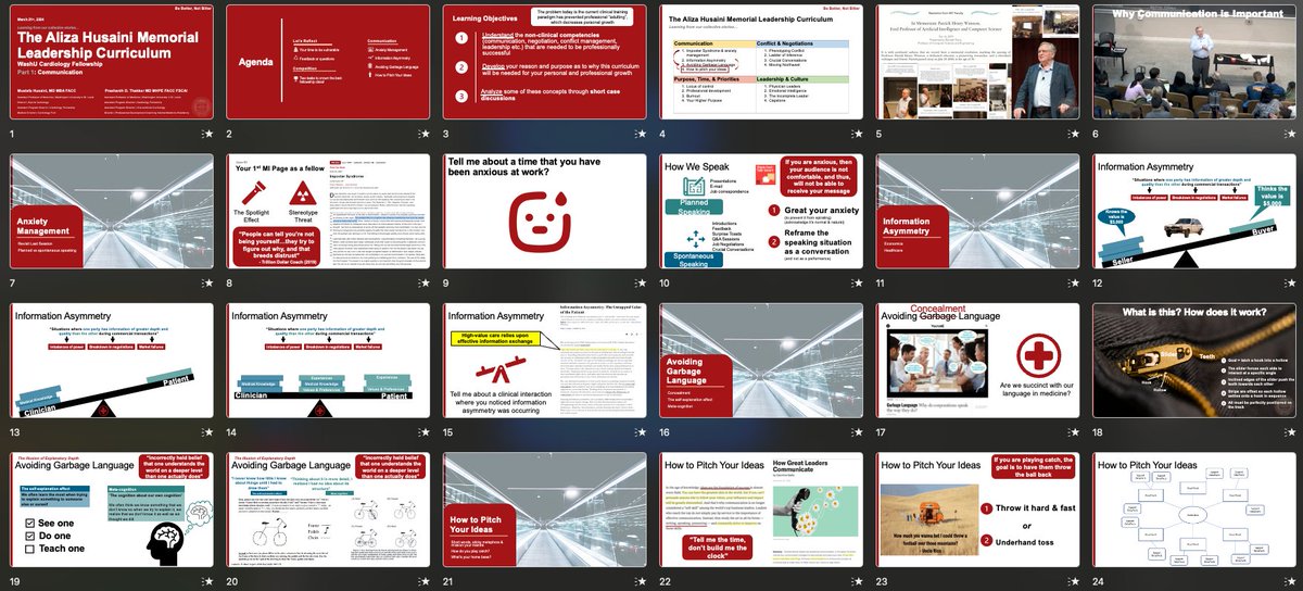 Mustafa Husaini MD MBA FACC (@husainim) on Twitter photo Last week we had Part 1 of our <a href="/WUCardioFellows/">WashU Cardiology Fellowship</a> Leadership Curriculum with a focus on communication.
"Ability to speak, ability to write, and the quality of your ideas…in that order"
<a href="/prathakker/">Prashanth D. Thakker</a> <a href="/akates1/">Andy Kates</a> @WUSTLbusiness Last week we had Part 1 of our <a href="/WUCardioFellows/">WashU Cardiology Fellowship</a> Leadership Curriculum with a focus on communication.
"Ability to speak, ability to write, and the quality of your ideas…in that order"
<a href="/prathakker/">Prashanth D. Thakker</a> <a href="/akates1/">Andy Kates</a> @WUSTLbusiness