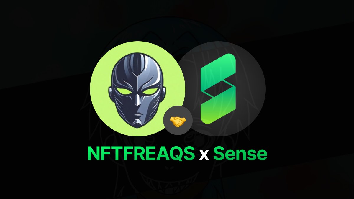 Sense Whitelist Discord Members 👨‍🚀 

The opportunity for 10 @NFTFREAQS whitelist spots will be available in less than one hour.

Join our Discord, and claim "Hunter" role to qualify: discord.gg/AjdBnyvF