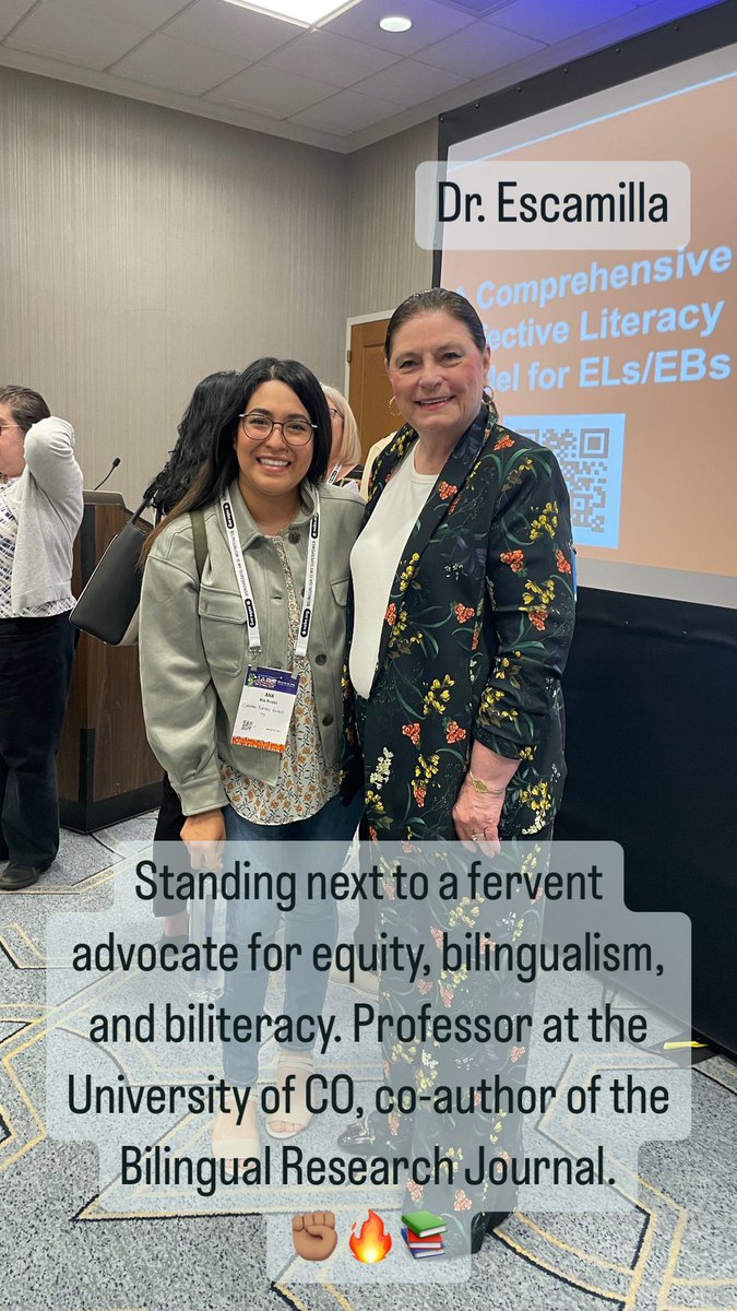 What an honor to learn from Dr.Escamilla <a href="/NABEorg/">NABE- National Association for Bilingual Education</a>! #advocacy #research #bilingualbrain #equityforbilingualism