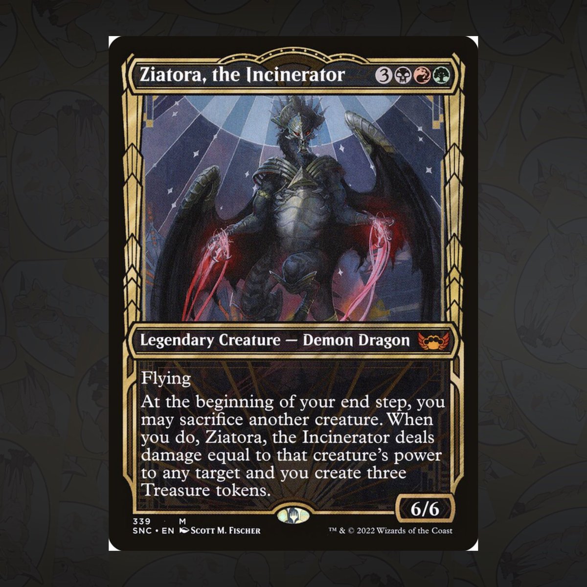 This is going immediately into Ziatora. I get to steal more things from my opponents and sac them? Yea please. 

Rakdos is also an additional free sac outlet? Perfection