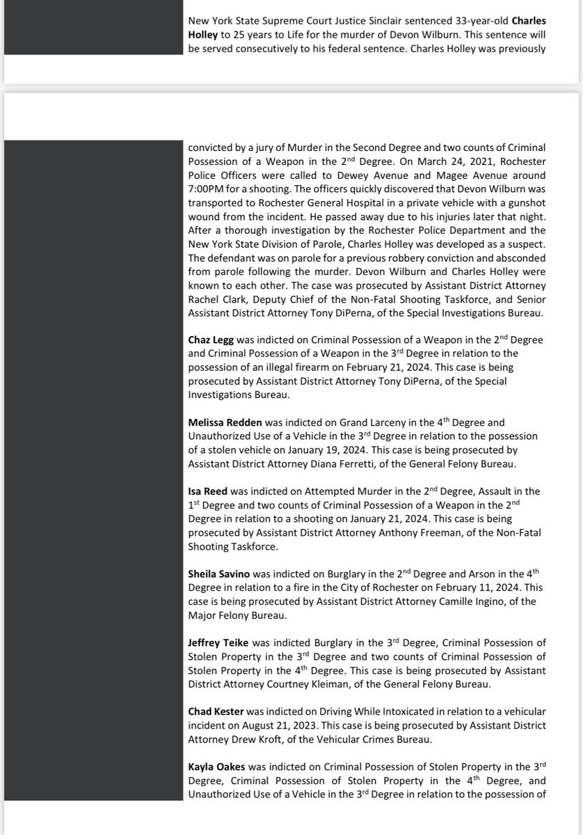 In this week’s newsletter, I share information on the arrest of Serdar Ozmen, tips from @BivonaCAC on internet safety for children, and the jury conviction of Raheem Robinson. To see the newsletter in its entirety, visit: monroecounty.gov/files/da/Newsl…