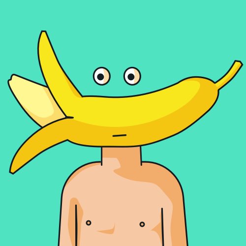 128 - Big Yellow Banana 2 #illustration #digitalart #illustrationartist #vector #colour #creative #weird #surreal  #comic #cartoon #portrait #color #lineart #artist