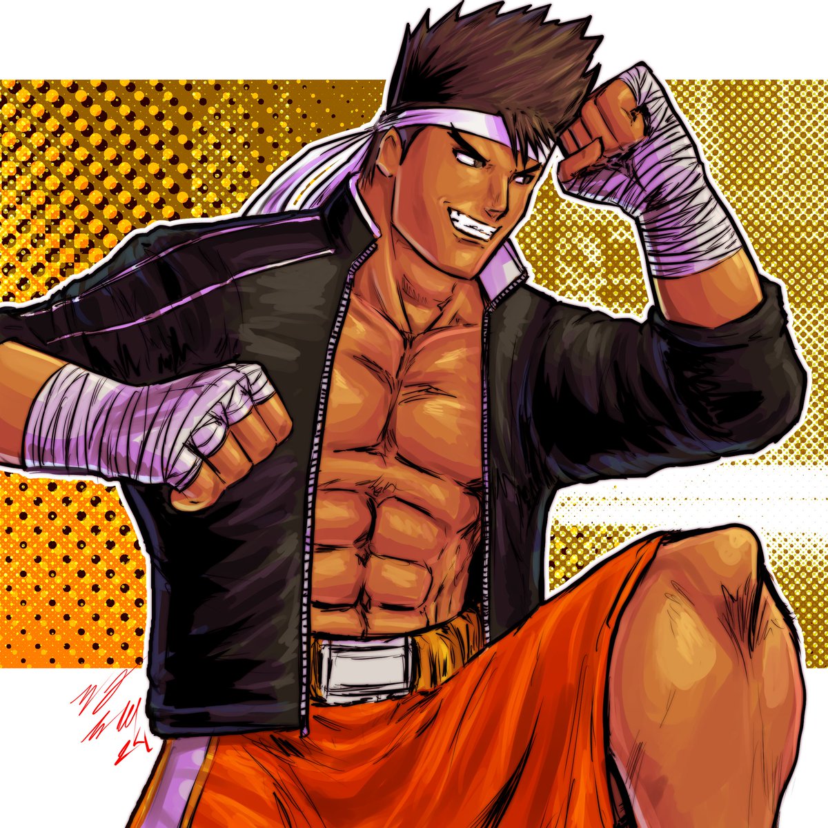 Happy birthday, Joe Super curious on how much the character has grown & and matured, especially as a teacher. #joehigashi #fatalfury #fatalfurycotw #COTW