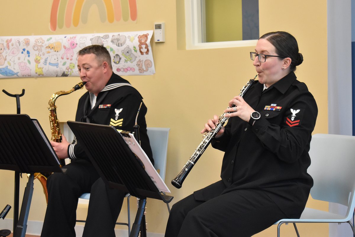 What a musical March! We hosted Navy Band Southeast's woodwind quintet at Islands Library. We had a great turnout, which included two former Navy Band members: Robert Stockwell, who played Trumpet in the Navy Band from 1967-1971; and John Britt, who played Tuba from 1957-1963.