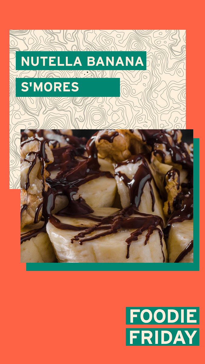 After a long day of camping, you deserve a sweet treat! Try these delicious Nutella and Banana S'mores! 😋🍌 #GORVING #FoodieFriday gorving.com/tips-inspirati…