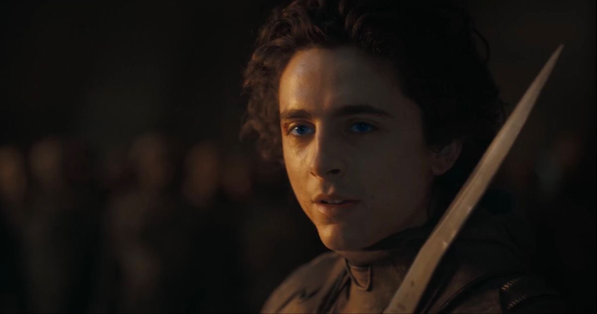 Timothée Chalamet as Paul Atreides in Dune: Part Two appreciation tweet ✨✨