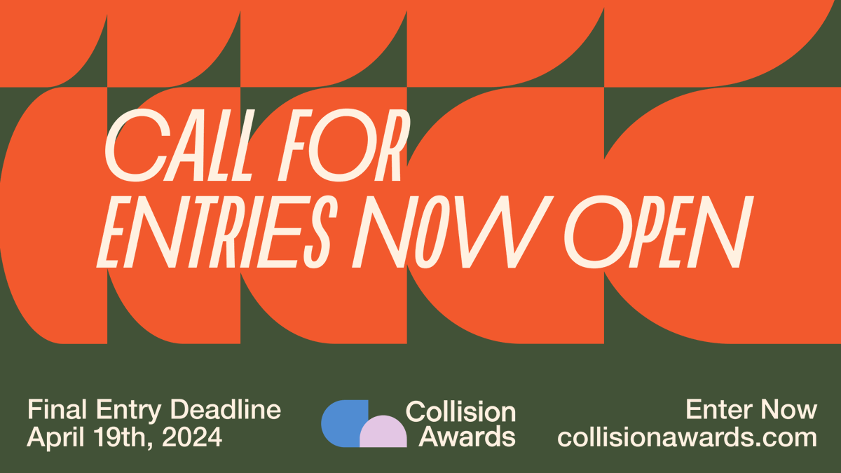 Have your work viewed by industry leaders from Studio AKA, Paramount, Disney, Scholar, Art&Graft, Passion Pictures, Pixar and more. Enter today before the Final Entry Deadline on April 19th, 2024: collisionawards.com #collisionawards @collisionawards