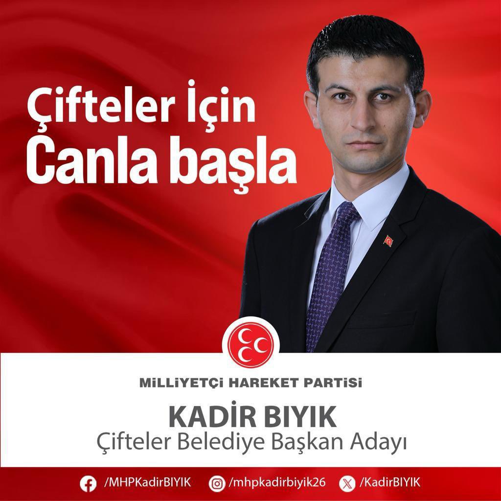 Kadir Bıyık’ı Çifteler’e yeniden #BaşkanYapacağız