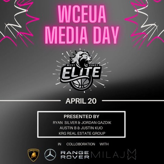 Lamborghinis, Ferraris, Range Rovers, Mercedes , Facials and More… The 2024 West Coast Elite Under Armour Media Day will be a movie. April 20th at AIM Sports complex. We will continue to change grassroots basketball and change lives. #ALLIN