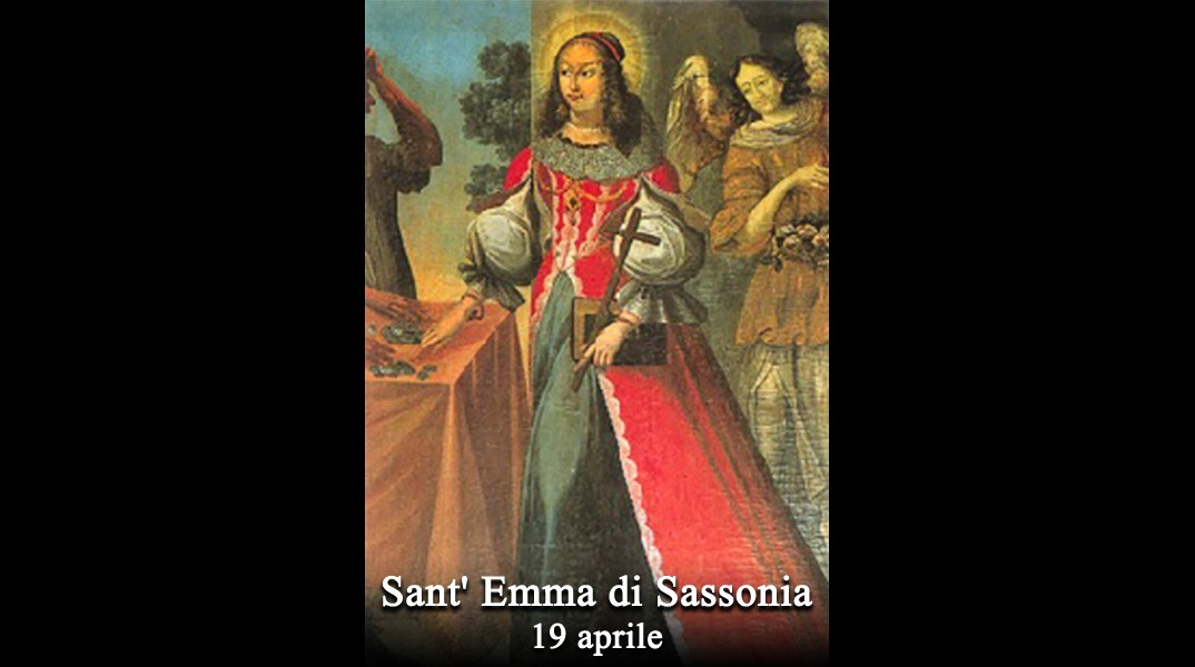 Oggi si celebra: Sant' Emma di Sassonia santodelgiorno.it 
#santodelgiorno #chiesacattolica #santemmadisassonia #santemma