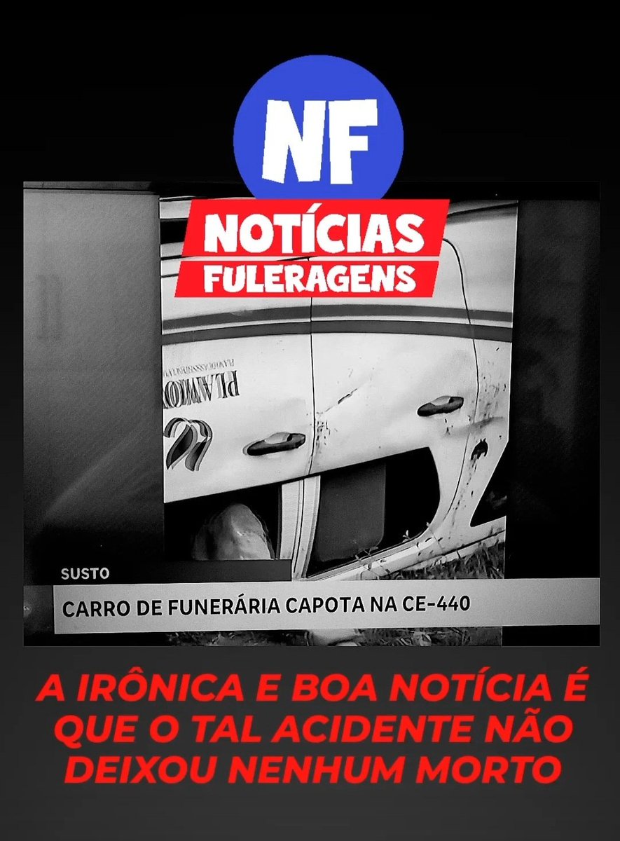 Saiu vivo #NoticiasFuleragens #notíciasfuleragens #desde2017 #jornalismo #imprensa #humor #comedia #lcgaletto