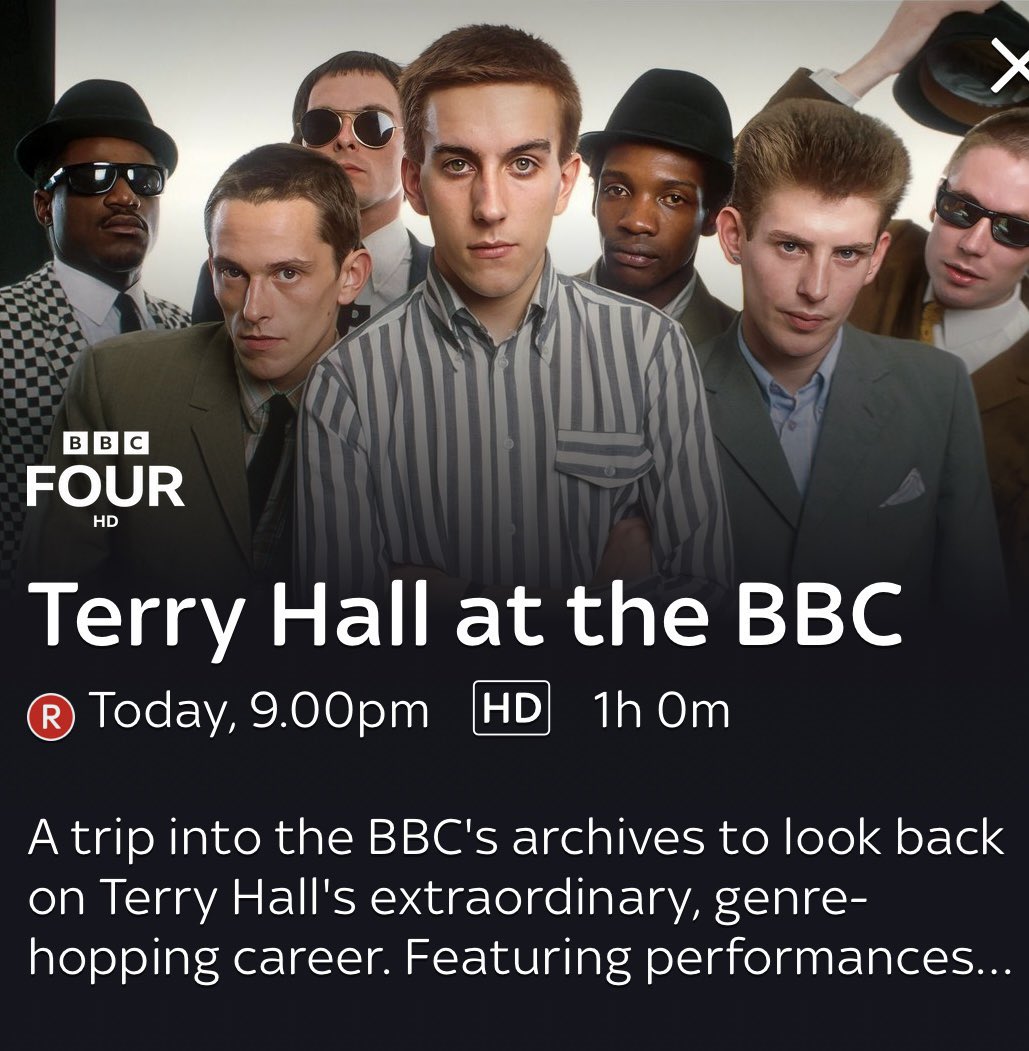 A whole night of ska on BBC 4 tonight! Starting with the great Terry Hall.