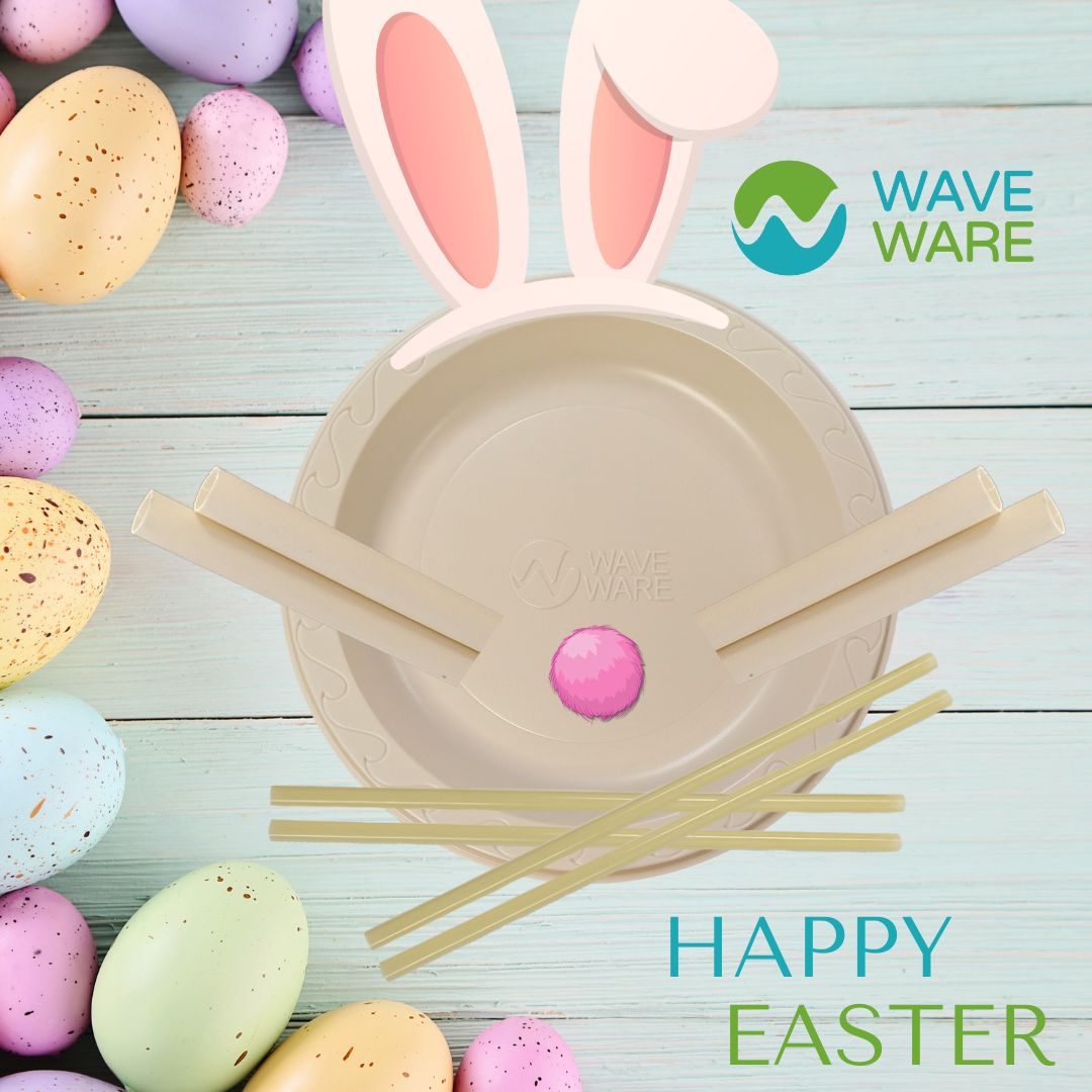 Have a Happy Easter with Wave Ware! #renewable #sustainable #compostable #Easter