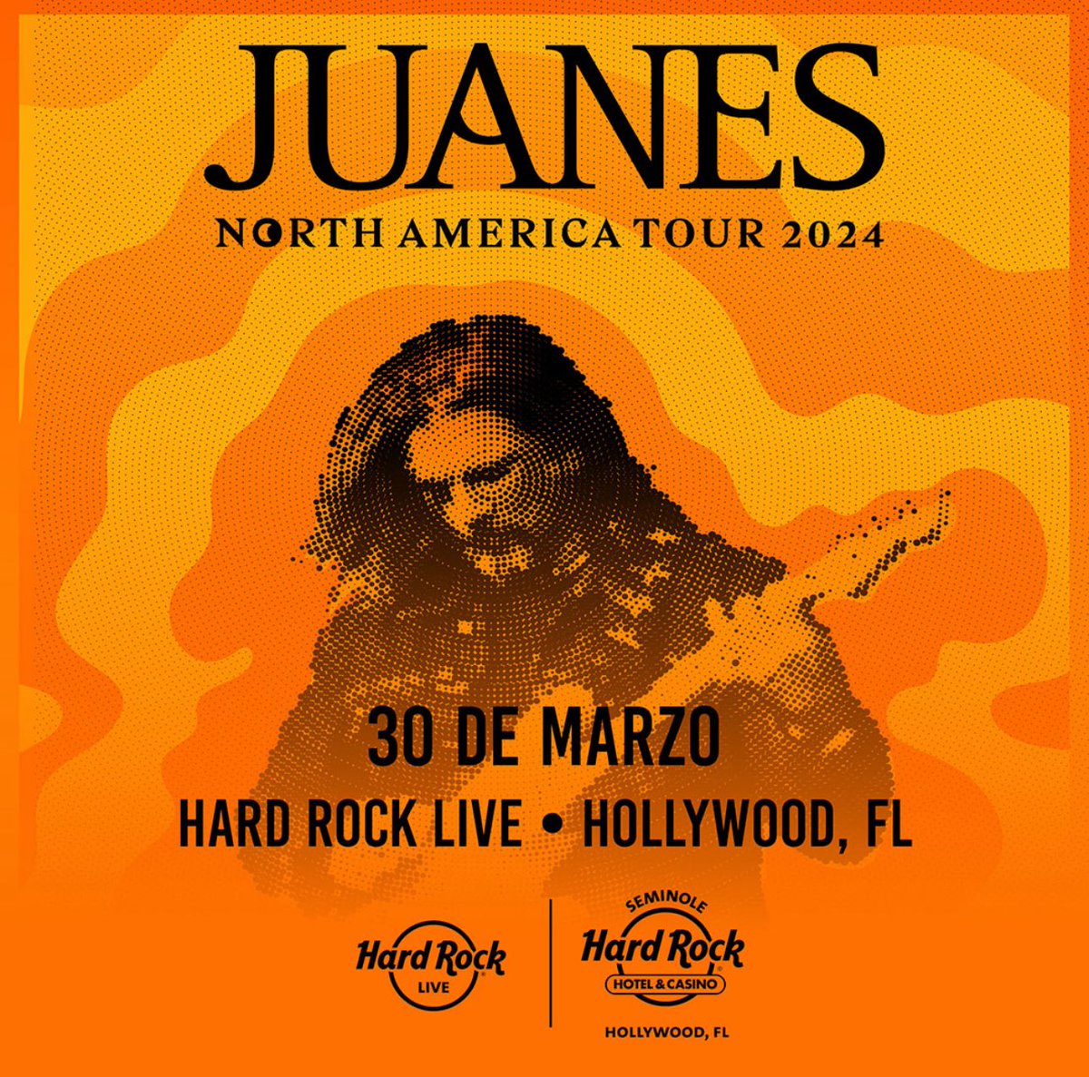 Mañana cerramos con broche de oro en Miami!!🔥🔥 🎟️últimos boletos: seminolehardrockhollywood.com/events/juanes?…