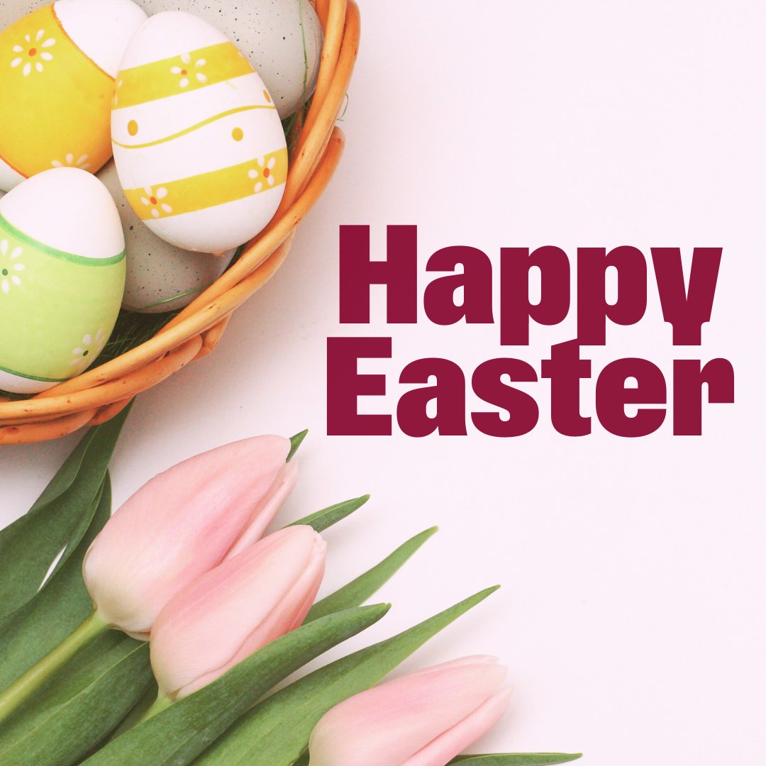 Happy Easter, enjoy your long weekend!