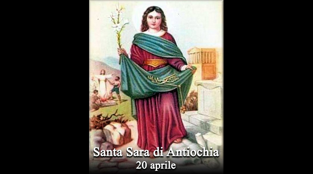 Oggi si celebra: Santa Sara di Antiochia santodelgiorno.it 
#santodelgiorno #chiesacattolica #santasaradiantiochia #santasara