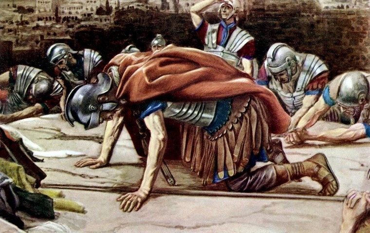 StrongStakes's tweet photo. “When the centurion and those who were with him, keeping watch over Jesus, saw the earthquake and what took place, they were filled with awe and said, ‘Truly this was the Son of God!’” (Matthew 27:54) https://t.co/0viFRp9x7G