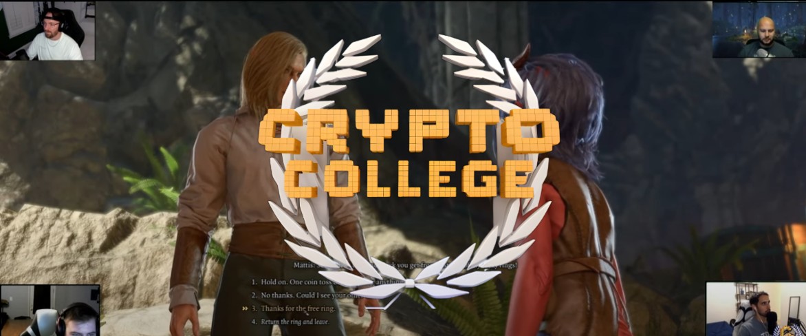Crypto__College's tweet photo. 🎮New Content Released!🎮
Our Gaming Center has now released episode 2 of Baulder's Gate 3 Playthrough! 🔥

Join the founders of #CryptoCollege as they play BG3 for the 1st time! The Crypto College Gaming Center🎮 engages in everything from both Web 2 and Web 3 gaming using the $CCC token to reward participation, guild rewards, and events in both traditional and #P2E Crypto games!

Come join us in the fun....and maybe even make some 🪙🪙🪙

Episode 2: BG3 1st Playthrough- Ep. 2
https://t.co/D34pbDgFzw