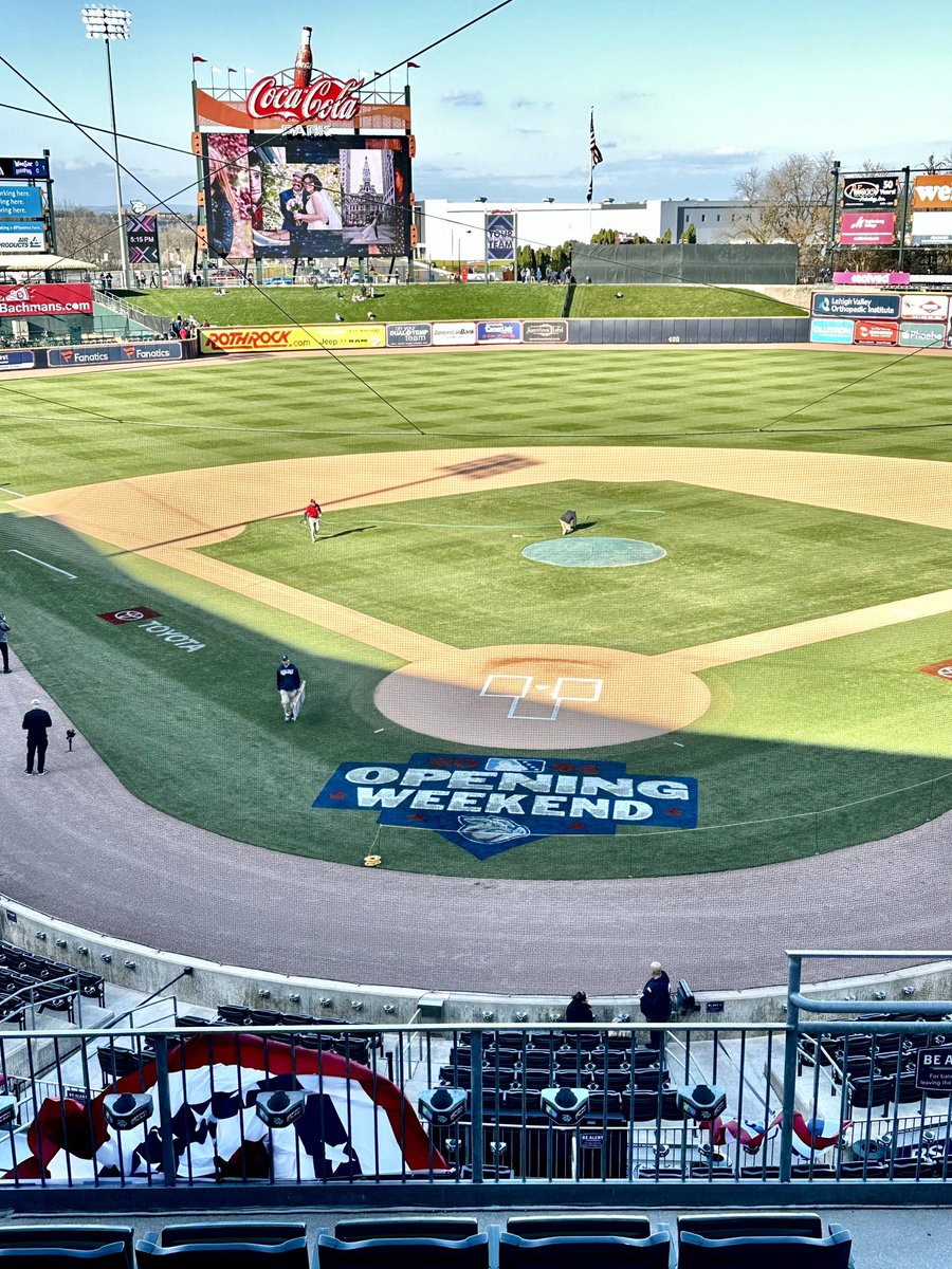 Home Sweet Home ❤️⚾️❤️ @IronPigs #OpeningDay