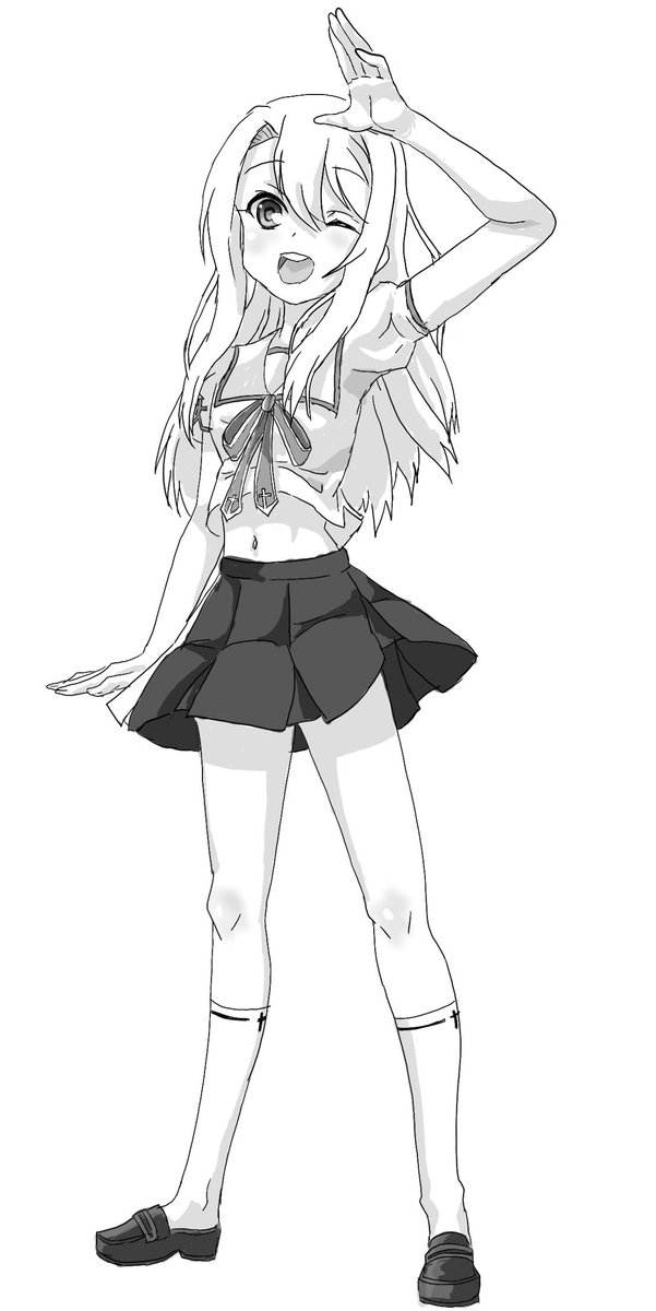 _sinful_sloth's tweet photo. 🥺🙏 #IllyasvielVonEinzbern #ChloeVonEinzbern #FateKaleid #prillya #illustration https://t.co/BQcDEY5jhV
