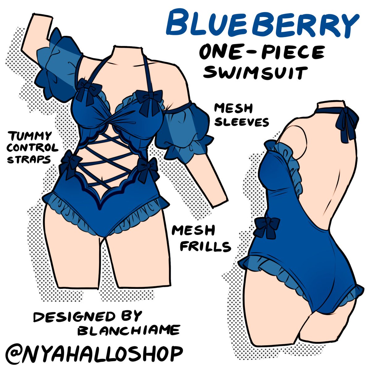 Blueberry swimsuit 🫐